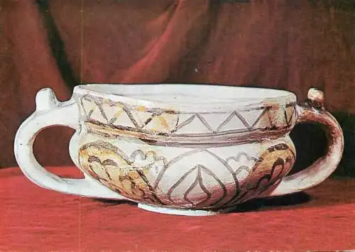 Art postcard ustensile ceramique de Preslav