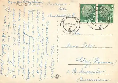 Germany Koln am Rhein Universitat 1956