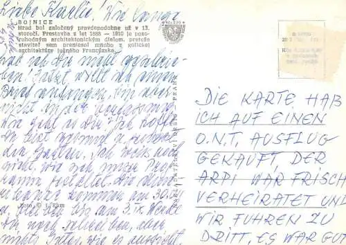 Slovakia Bojnice castle