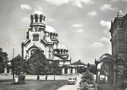 Bulgaria Sofia church monument Alexandre Nevsky 1962