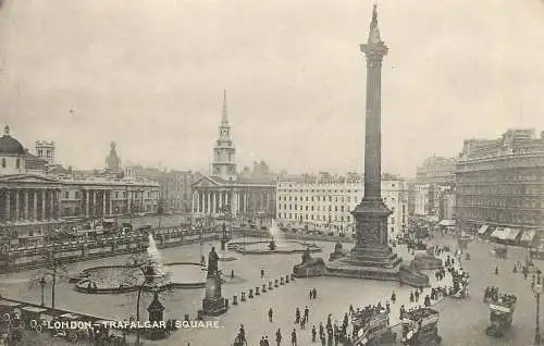 England London Trafalgar Square general view