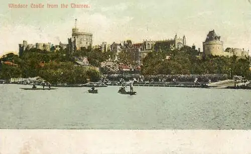 England Windsor Castle from the Thames