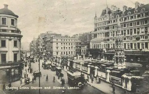 England London Charing Cross Station & Strand