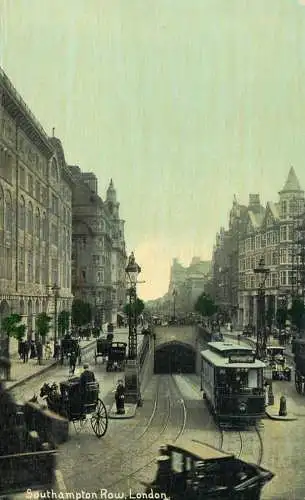 England London Southampton Row tramway & tunnel entrance