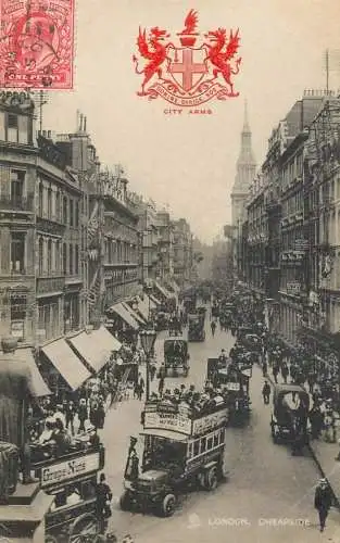 England London Cheapside street view