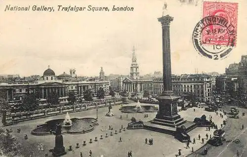 National Gallery & Trafalgar Square London England