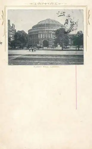 England London Albert Hall black and white photo