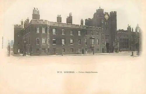 England London St James' Palace black and white picture