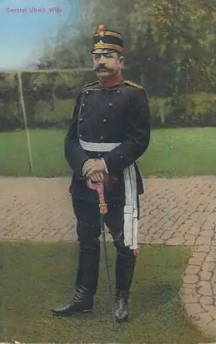 Switzerland military characters swiss army general Ulrich Wille 1914 Chaux de Fonds