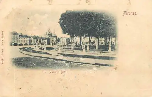 Italy Firenze Palazzo Pitti vintage photo