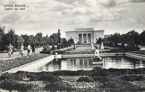 Postcard Romania Vasile Roaita teatrul de vara