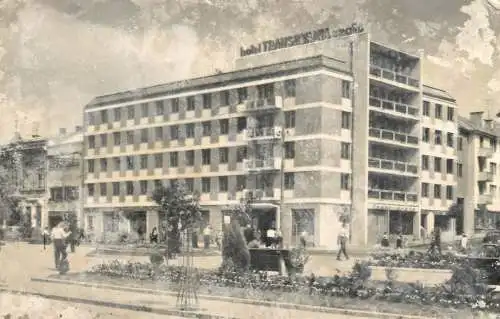Postcard Romania Targu Mures hotel Transilvania