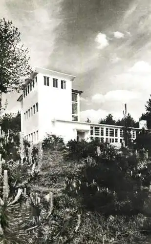 Postcard Romania Petrosani laboratorul institutului de mine 1967