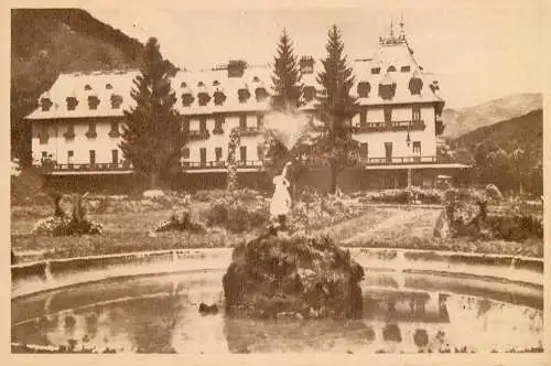 Postcard Romania Calimanesti hotel de stat