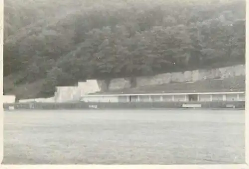 Romania sport event souvenir photo 6 x 9 cm Resita stadium scene