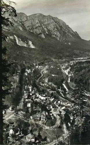 Postcard Romania Valea Prahovei intre Sinaia si Poiana Tapului 1967