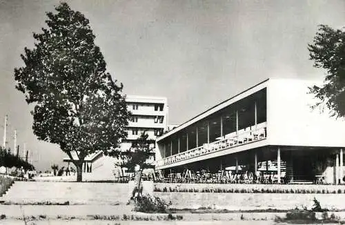 Postcard Romania Eforie Sud restaurant Briza marii 1966