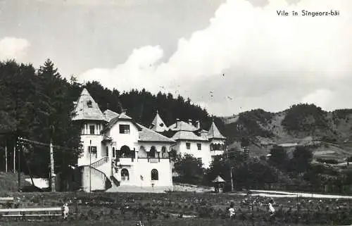 Postcard Romania vile in Sangeorz bai