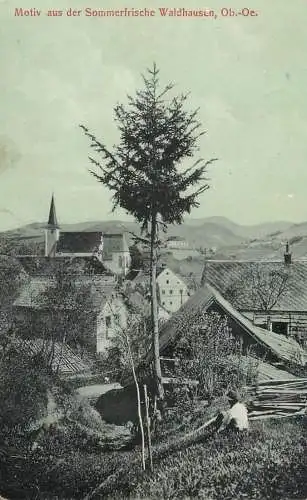 AUSTRIA WALDHAUSEN, MOTIV AUS DER SOMMERFRISCHE