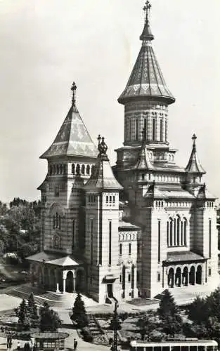 Postcard Romania Timisoara catadrala Mitropoliei Banatului 1969