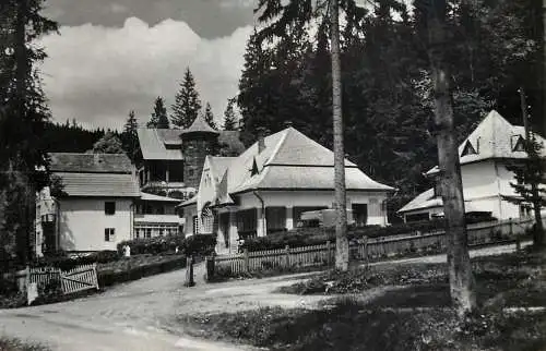 Postcard Romania Tusnad casa de odihna 1959
