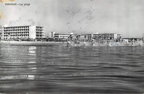 Postcard Romania Mamaia plaja