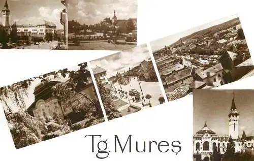 Postcard Romania Tg Mures multiple