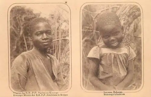 Congo Mission de RRPP Jesuites au Kwango jeuresse Bakongo