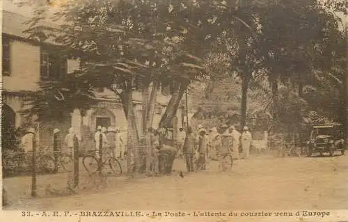 Congo AEF Brazzaville la poste