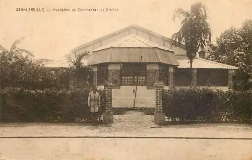 Congo Stanleyville habitation du Commandant de district