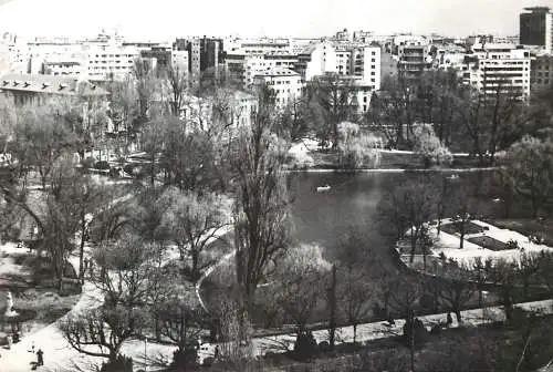 Postcard Romania Bucuresti gradina Cismigiu 1966