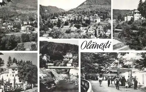 Postcard Romania statiunea Olanesti multiple