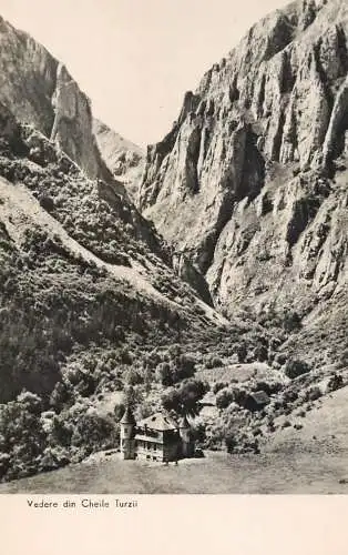 Postcard Romania Cheile Turzii