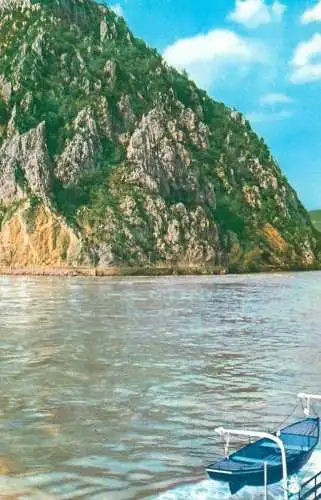 Postcard Romania Dunarea la cazane