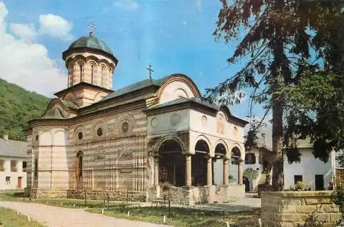 Postcard Romania Manastirea Cozia 1969
