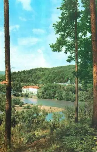 Postcard Romania Calimanesti pe malul Oltului