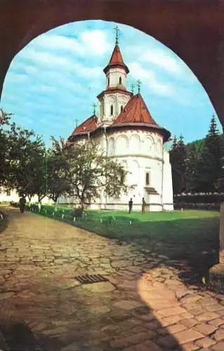 Postcard Romania Biserica Manastirii Putna