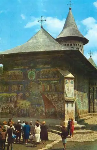 Postcard Romania Biserica Voronet