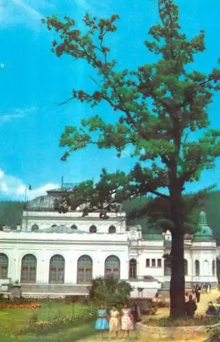 Postcard Romania Vatra Dornei pavilionul central