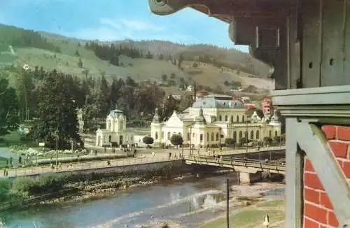 Postcard Romania Vatra Dornei casino