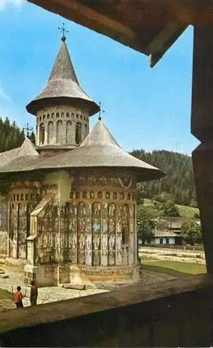 Postcard Romania Biserica Voronet