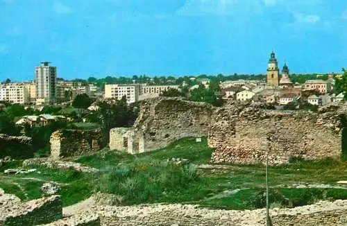 Postcard Romania Suceava vedere de la cetate 1969