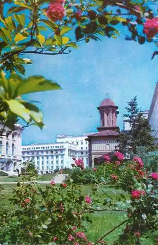 Postcard Romania Bucuresti Biserica Cretulescu 1969
