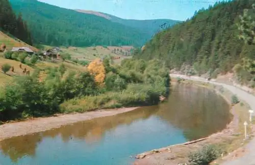 Postcard Romania Valea Bistritei langa Vatra Dornei 1969