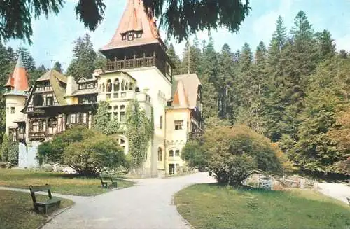 Postcard Romania Sinaia Casa de creatie Pelisorul