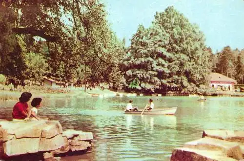 Postcard Romania Craiova vedere din Parcul poporului 1966