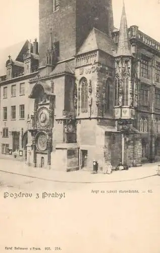 Postcard Czech Republic Pozdrav Praby