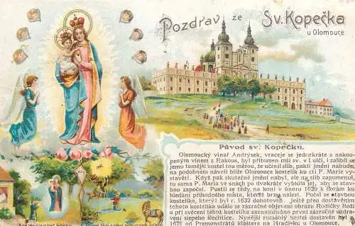 Postcard Czech Republic pozdrav Sv. Kopecka