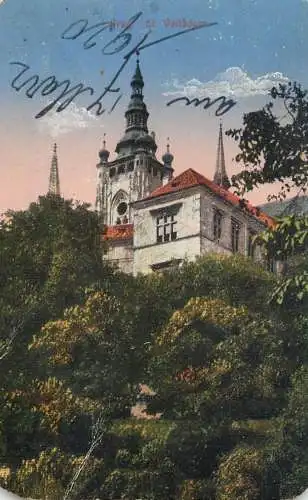 Postcard Czech Republic Prague St. Veltsdom