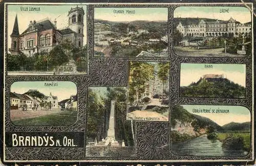 Postcard Czech Republic Brandys